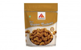 Nakodas Freshly Roasted Black Pepper Cashews  Pack  120 grams